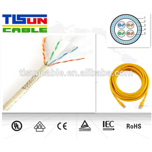 sftp network shielded cat5e cable bulk cable 1000ft